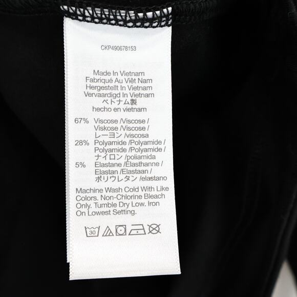 NWT Madewell Ponte Relaxed Fit Stretch Hoodie Sweatshirt Jet Black Size Large - Picture 8 of 9